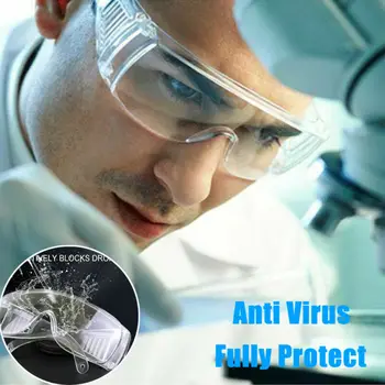 

Anti Virus Safety Goggles Glasses Eye Protection Work Anti Dust Clear Lens
