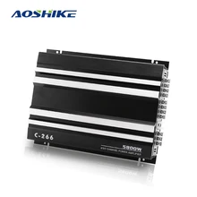 Aoshike 12 В 5800 Вт автомобильный усилитель из алюминиевого сплава, мощный автомобильный аудио усилитель, автомобильный усилитель мощности, стерео усилитель, автомобильные звуковые усилители