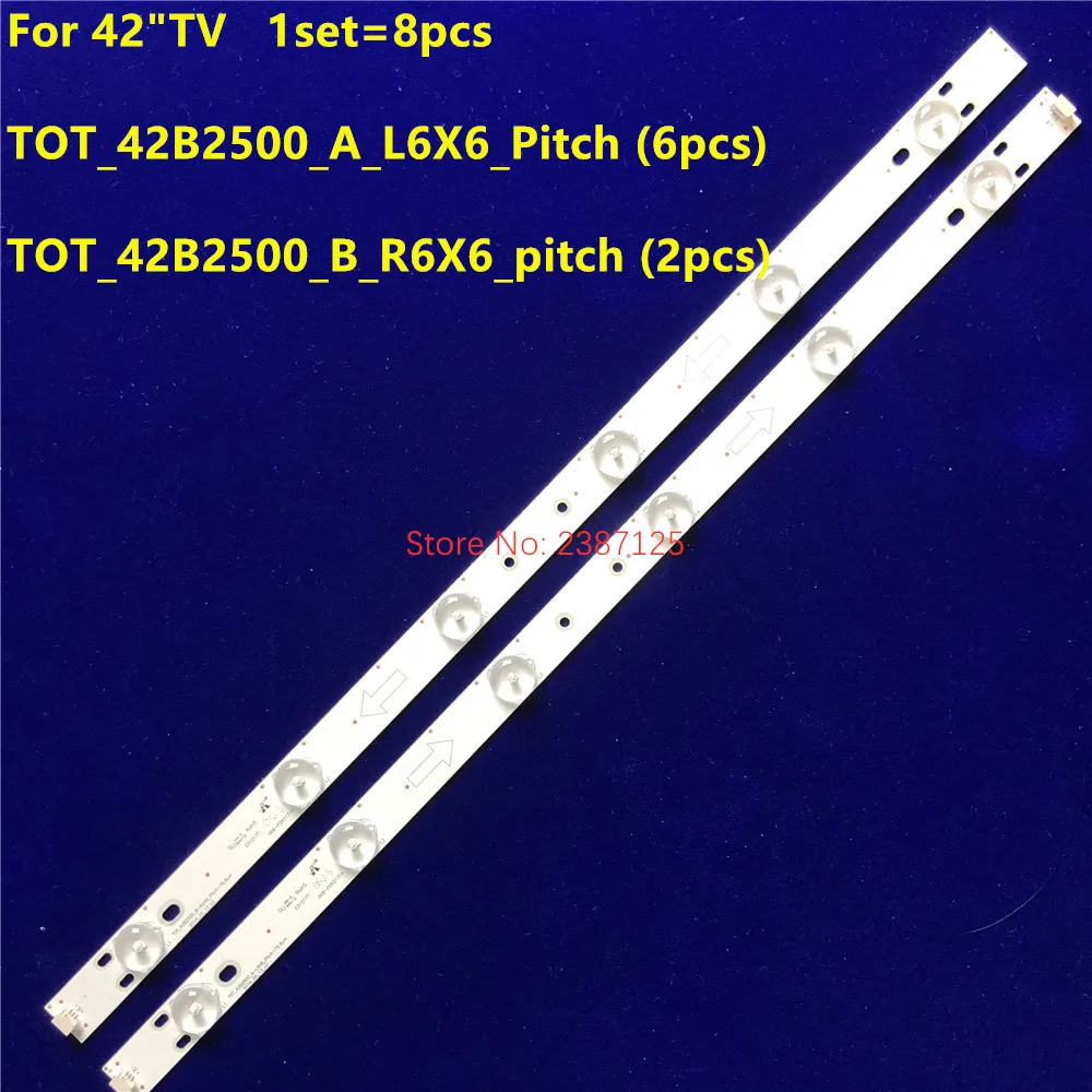LED 스트립 TOT_42B2500_A/B_L6X6_Pitch 4C-LB420T-HQ2A 4C-LB420T-YH4B 4C-LB420T-YH4A 42H130 42L20 42S210 Ph42b25dg LVF420