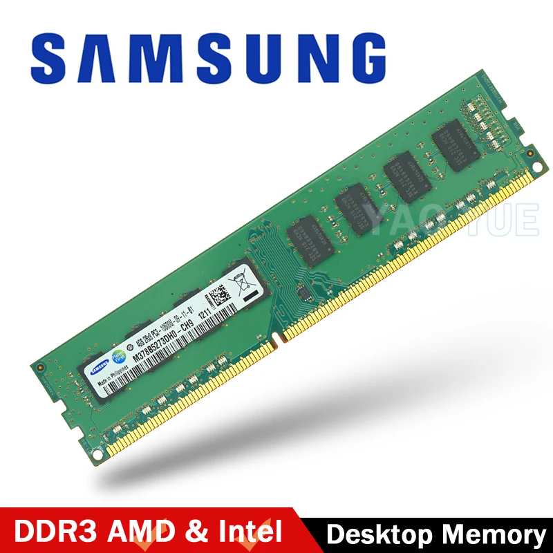Samsung memoria RAM DDR3 UDIMM, 2GB, 4GB, 8GB, PC3, 10600U, 12800U,  1333MHZ, 1600MHZ, para escritorio, alto rendimiento|Memorias RAM| -  AliExpress