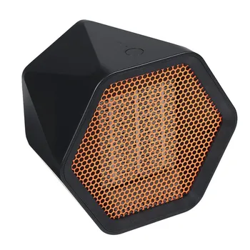 

600W Mini Hexagonal Air Heater Office Heater Portable Electric Heater Rapid Heating Indoor Dormitory