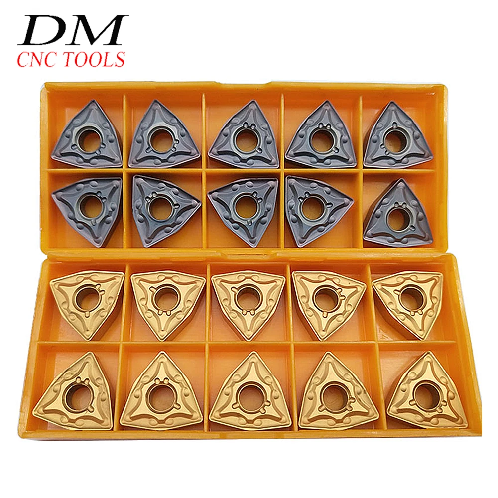 

20PCS Carbide Insert WNMG080408 MA VP15TF / US735 External Turning Knife Lathe Tools CNC Tool WNMG 080404 Milling Cutter