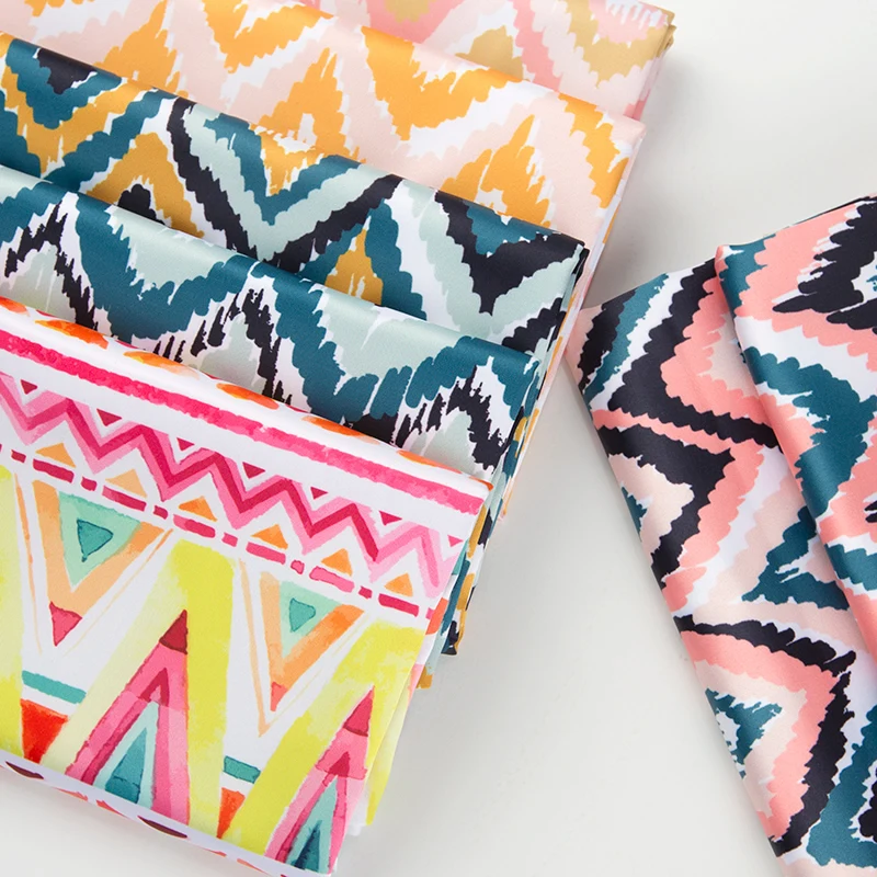 Ткань с принтом в богемном стиле для ткани с национальным узором для DIY юбка Одежда Постельное белье