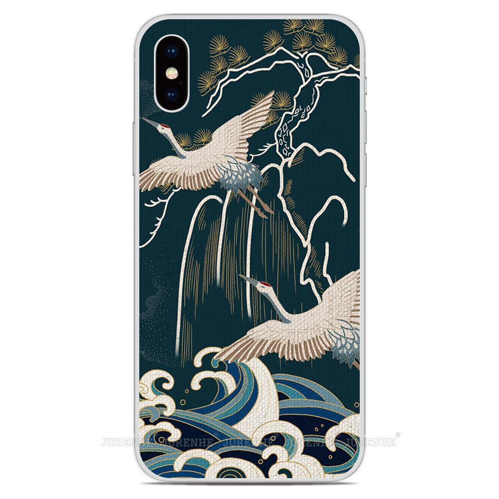 Wave off Kanagawa силиконовый чехол для iPhone 11 Pro X XR XS MAX 6 6S 7 8 9 Plus для iPod Touch 5 6 7 Мягкий ТПУ чехол для телефона