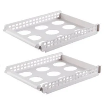 

2Pcs Large Detachable Clothes Organizer Partition Rack Drawer Clothes Storage Box Bedroom Multi-Layer