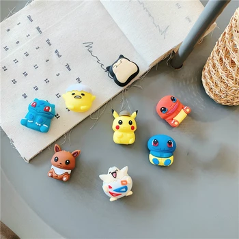 

Cable Bite Protector for Iphone Cable Winder Phone Holder Accessory Cable Biters Squishy Model Lifebuoy Cartoon Charmander Eevee