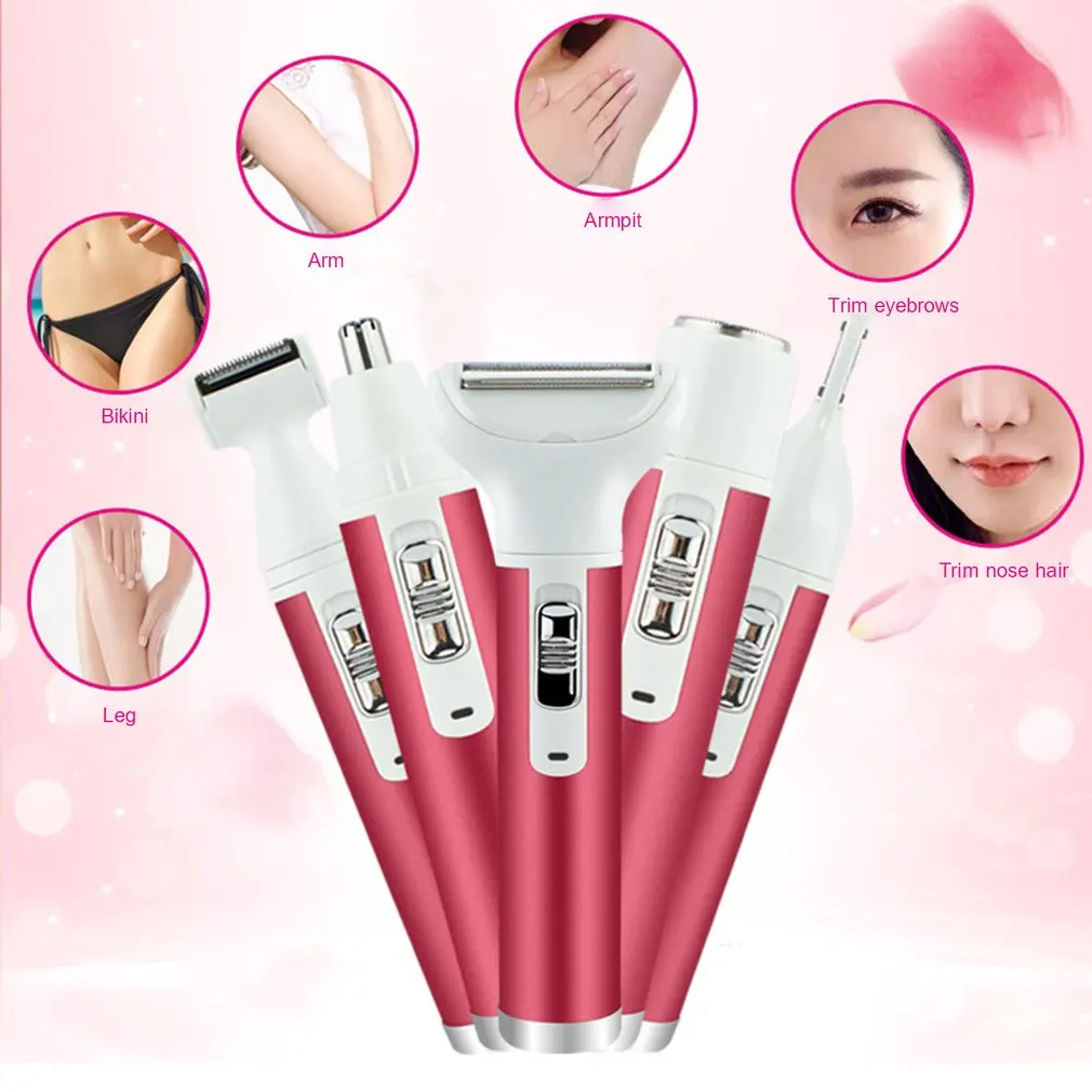 Multi-Function Lipstick Shaving Armpit Hair Shaving Device Electric Eyebrow Knife Ladies Hair Removal Device