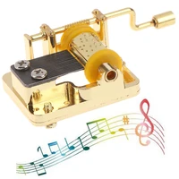 18 Tones Mini Hand Cranking Music Box Decorative Collectibles Christmas Gift Birthday Party Boxes (12 types Of Music Available) 2