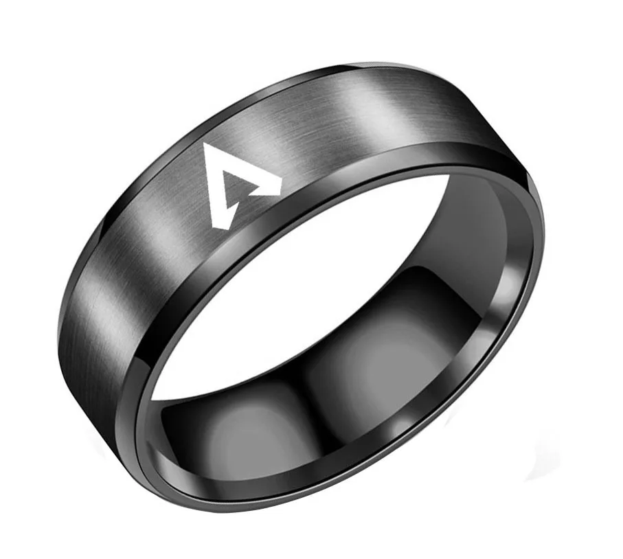 Hot Game Apex Legends Ring Titanium Steel Hero Ring Stainless Steel Ring for Freind Best Gift Ring Championship Rings 