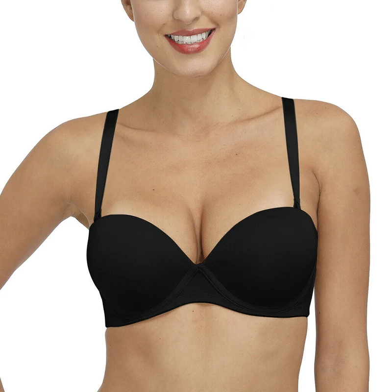 Dropship Women's Fashion Sexy Underwire Multiway Push-Up Strapless