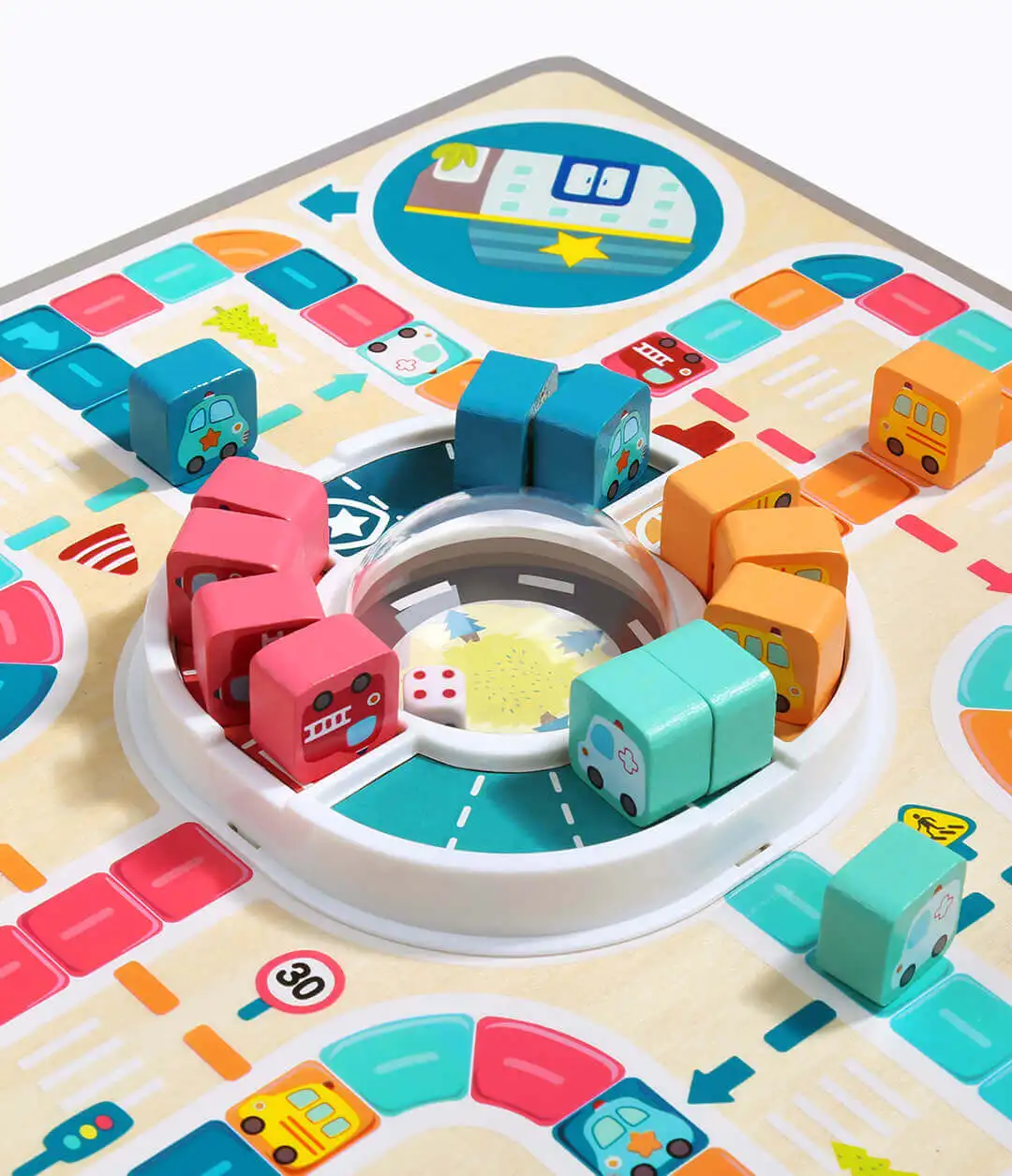 Xiaomi Topbright Auto City Flying Chess Theme Board Game Double-sided Board Double-sided Gameplay For Children over 3 years old