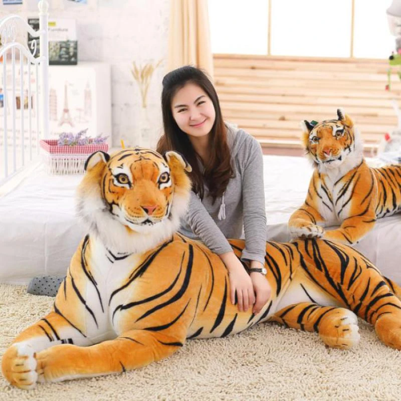 giant white tiger stuffed animal