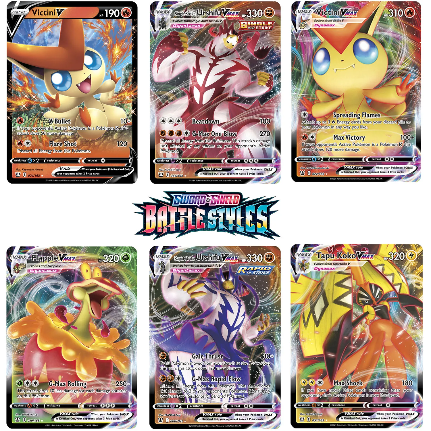 100Pcs Pokemon Vmax English/French Cards Dracaufeu BATTLE STYLES EXPANSION Victini  Card Morpeko Trading Card Game Collection Toy - AliExpress Toys & Hobbies