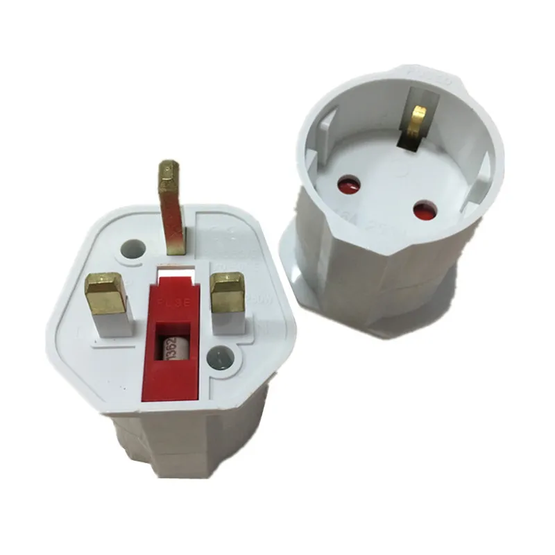 Mains 2 Way Adaptor Splitter 240v 3 Round Pin 240V 16 amp Multiple Outlet Socket