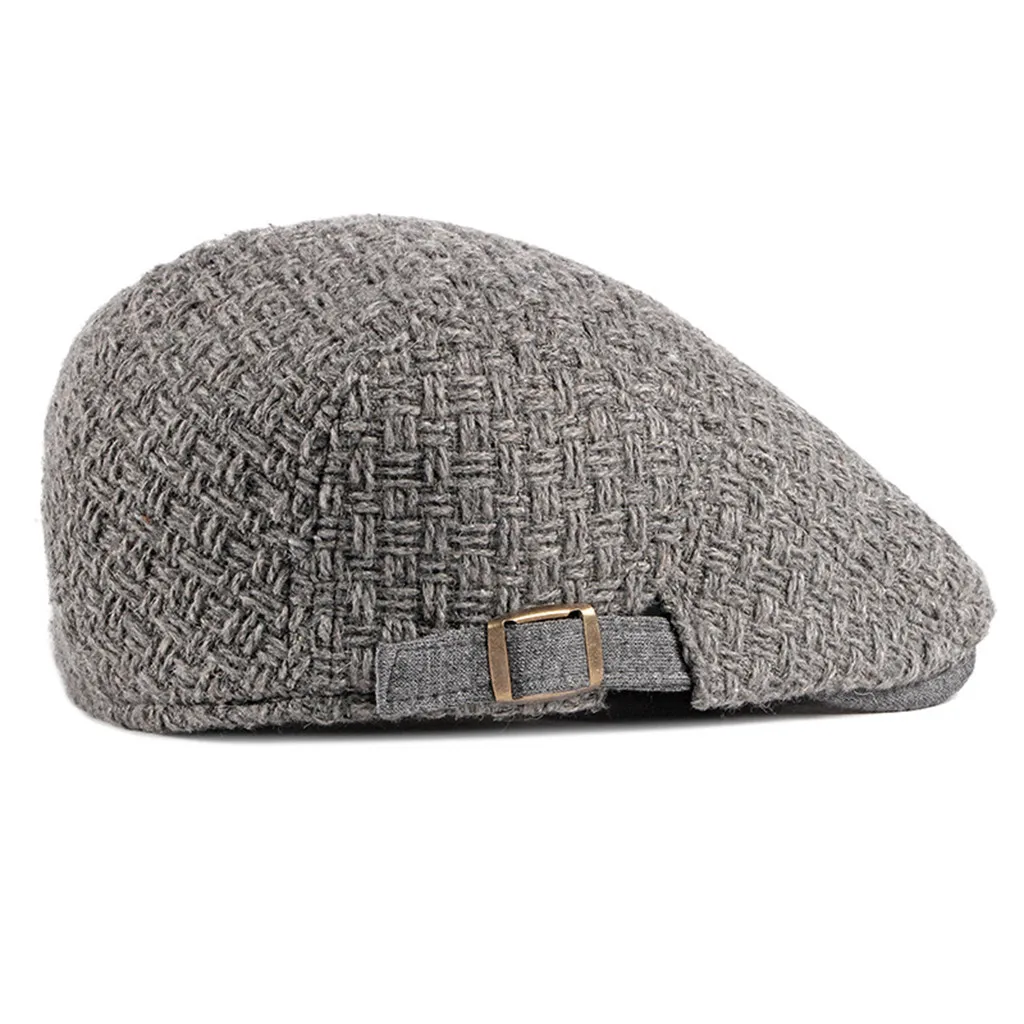 Новинка, Мужская кепка с узором в елочку, плоская кепка s, британская Кепка Гэтсби, осенне-зимняя Шерстяная кепка для гольфа, кепки для езды в винтажном стиле#35