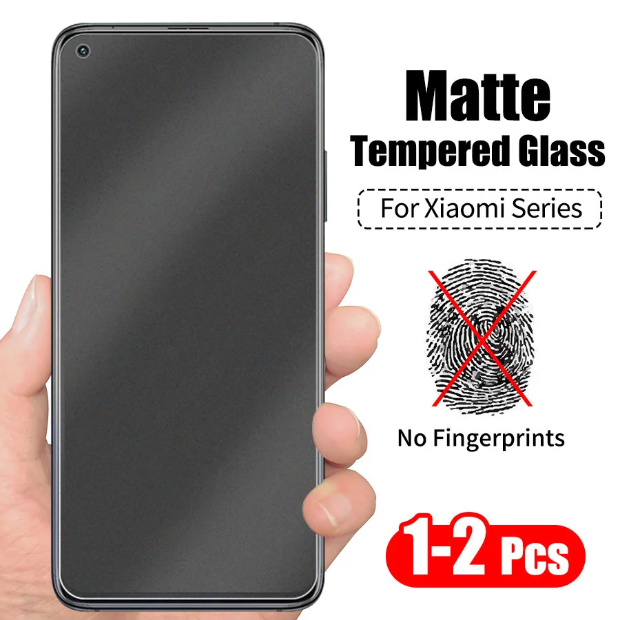 Película protectora de vidrio mate para Xiaomi, protectores de pantalla para Redmi Note 10 Pro, 9Pro, 9s, 8, 8T, 9T, 9A, Mi Poco, X3, NFC, F3, M3, F2 Pro