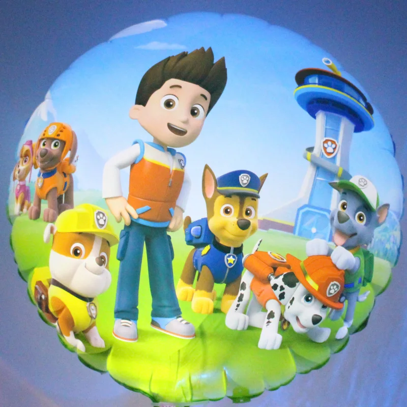 Paw Patrol 1 шт. светодиодный воздушный шар с подсветкой детский надувной мультфильм флэш-шар вечерние украшения игрушки для детей надувные игрушки