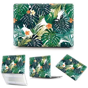 

Oil Printing Shell Notebook PVC Case For Macbook Air 11 13 Pro Retina 12 13 15 Inch For New Air Pro 13 15 A1707 A1706 A1708 2016
