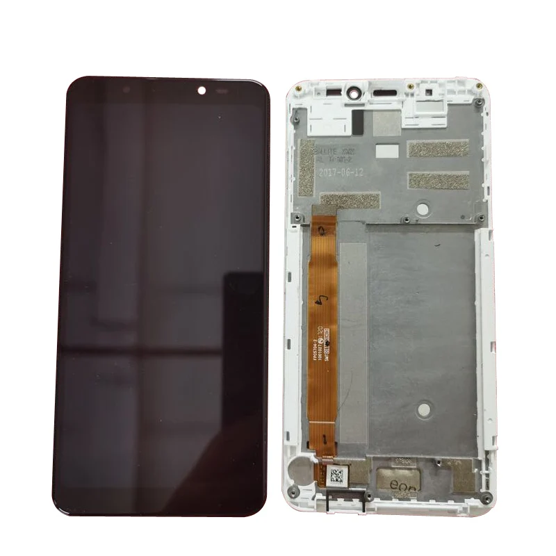 ЖК-экран с сенсорным экраном в сборе рамкой и наклейкой 3 м для Micromax Canvas Infinity HS2 |