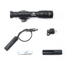 Тактический светильник M600DF с двойным топливом, светодиодный светильник для скаута, 1400 люменов, для страйкбола, подходит для 20 мм, 1913 рельсов, оружейный светильник s WD04001