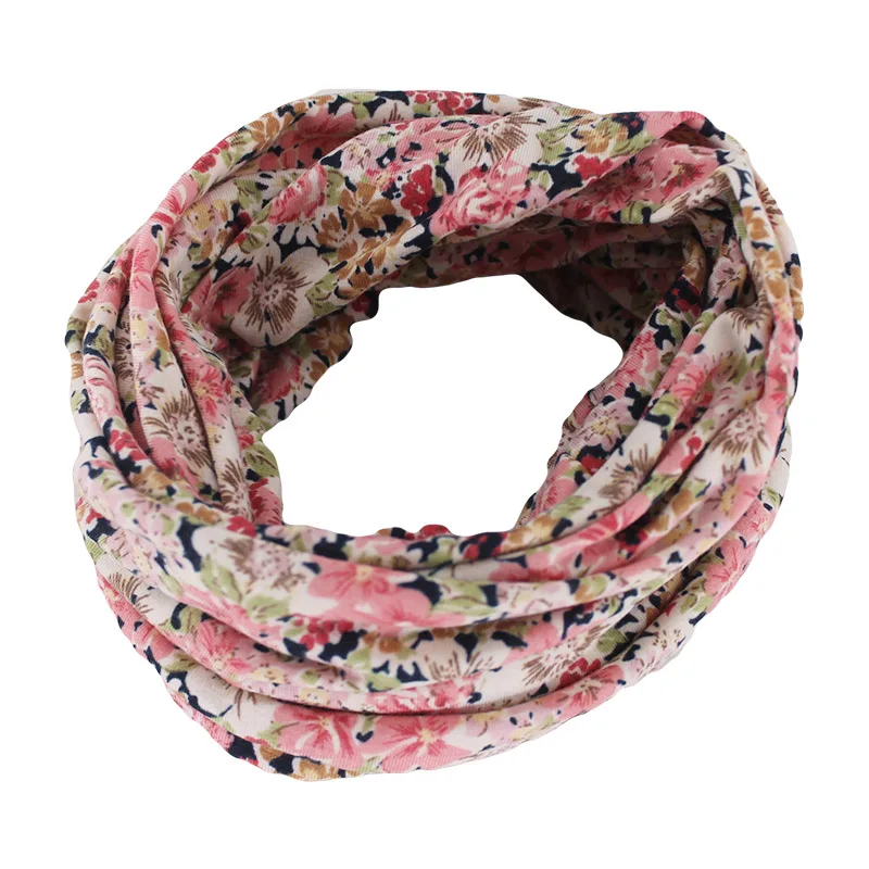Neue Stil Mode Doppel Verwendet Frauen Herbst Warme Mützen Skullies Casual Bunte Floral Outdoor Hüte Schal Kappe Mädchen Weiche Gorras – Detail 15