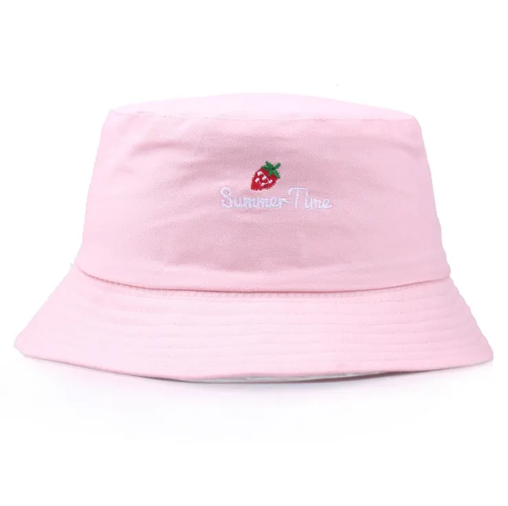 Pink Панама, летняя Панама, Панама, шляпа с вышивкой, желтая шляпа в рыбацком стиле, шляпа в стиле хип-хоп, шляпа в стиле Харадзюку, защищающая от солнца - Цвет: Pink