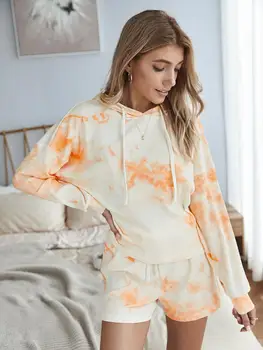 

Original design European and American classic hot-selling home casual tie-dye suit