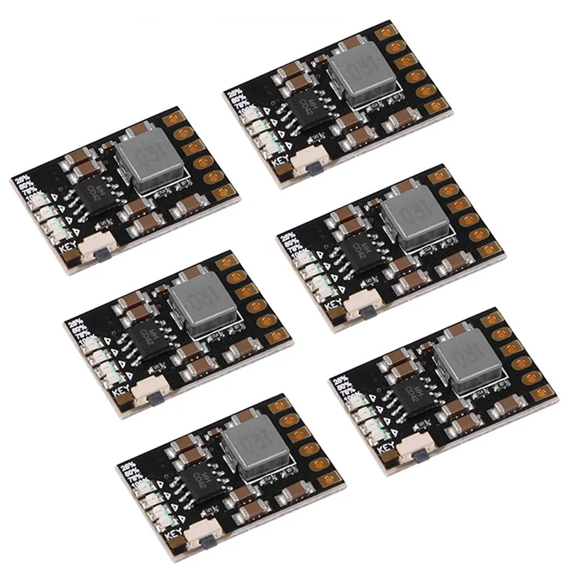 6 шт 2A 5V заряда разряда встроенного модуля 3 7 V 4 2 для 18650 Литий Батарея НАДУВА