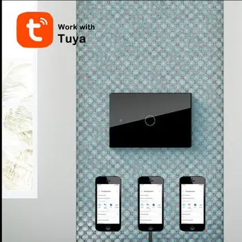 

120 type 1/2pcs tuya smart light switch 1/2/3gang wifi timer switch voice control DIY smart home compatible with Amazon Alexa