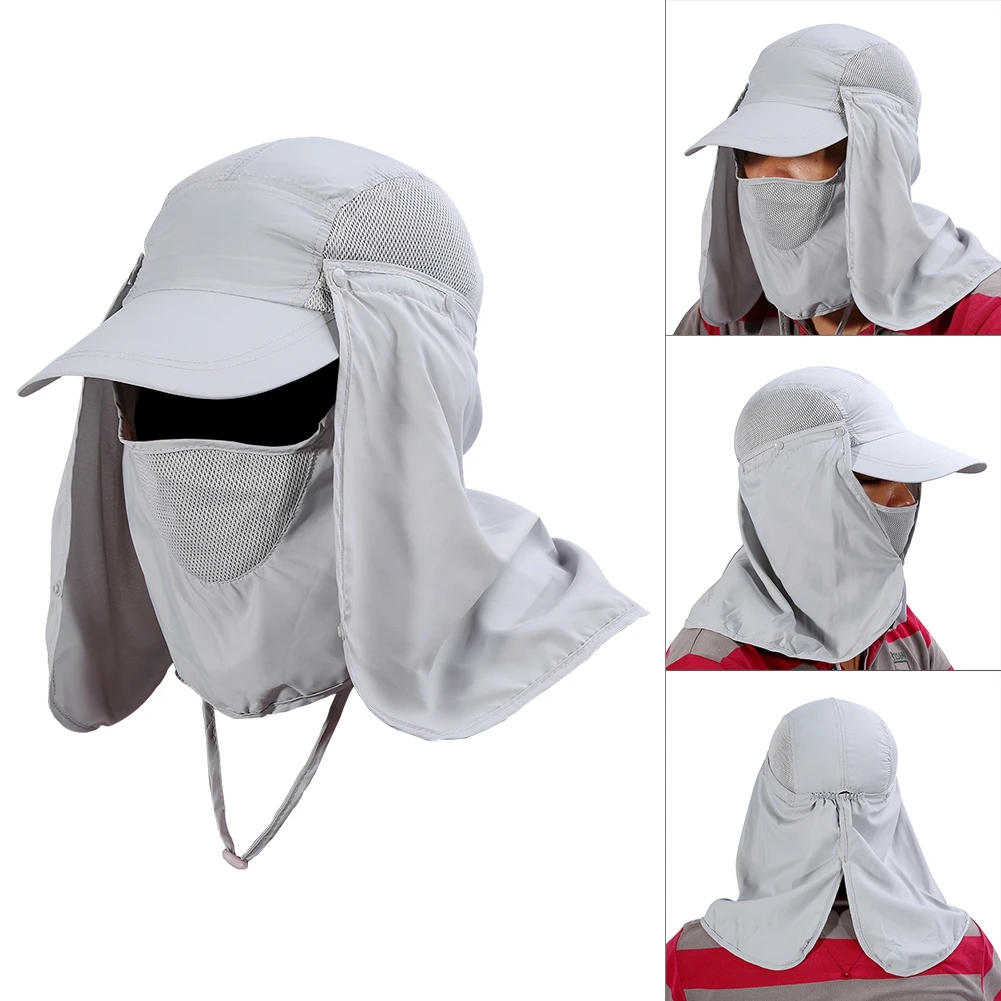 360 градусов Быстросохнущий солнцезащитный головной платок шейный ушной колпачок для уличный для прогулок и рыбалки шарфы для кемпинга