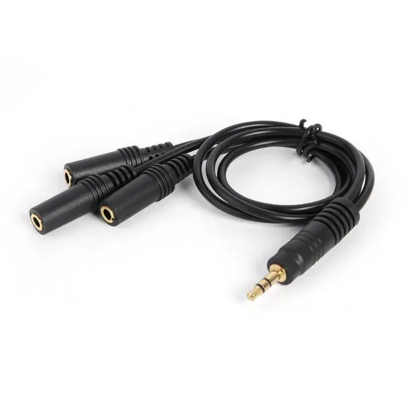 

3.5 mm 3 Way Port Aux Multi Headphone Earphone Audio Splitter Adapter 3.5mm Jack HUB Spliter Cable Extender 1 Male to 3 Female