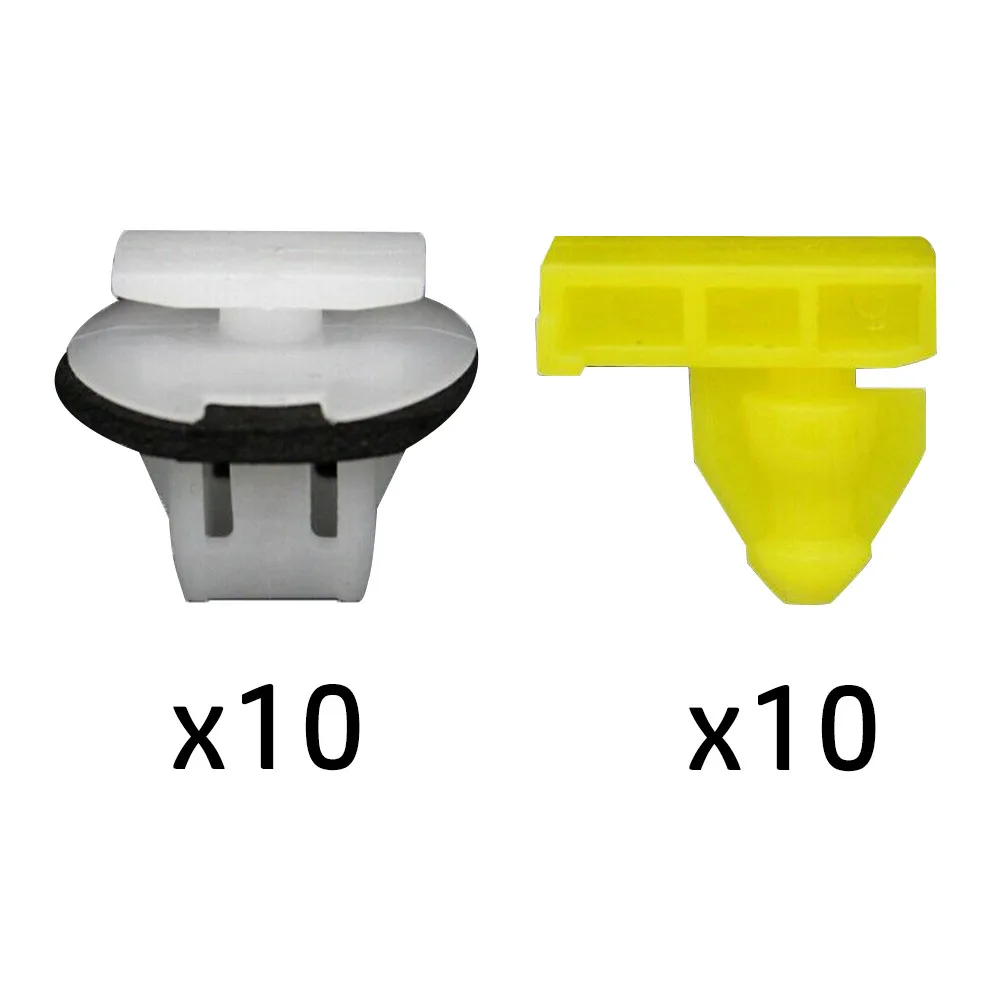 

20PCS Fixing Clips Set 76847-JG00A 76882-JG10A Accessory For Nissan Juke Moulding Plastic Replacement Replaces