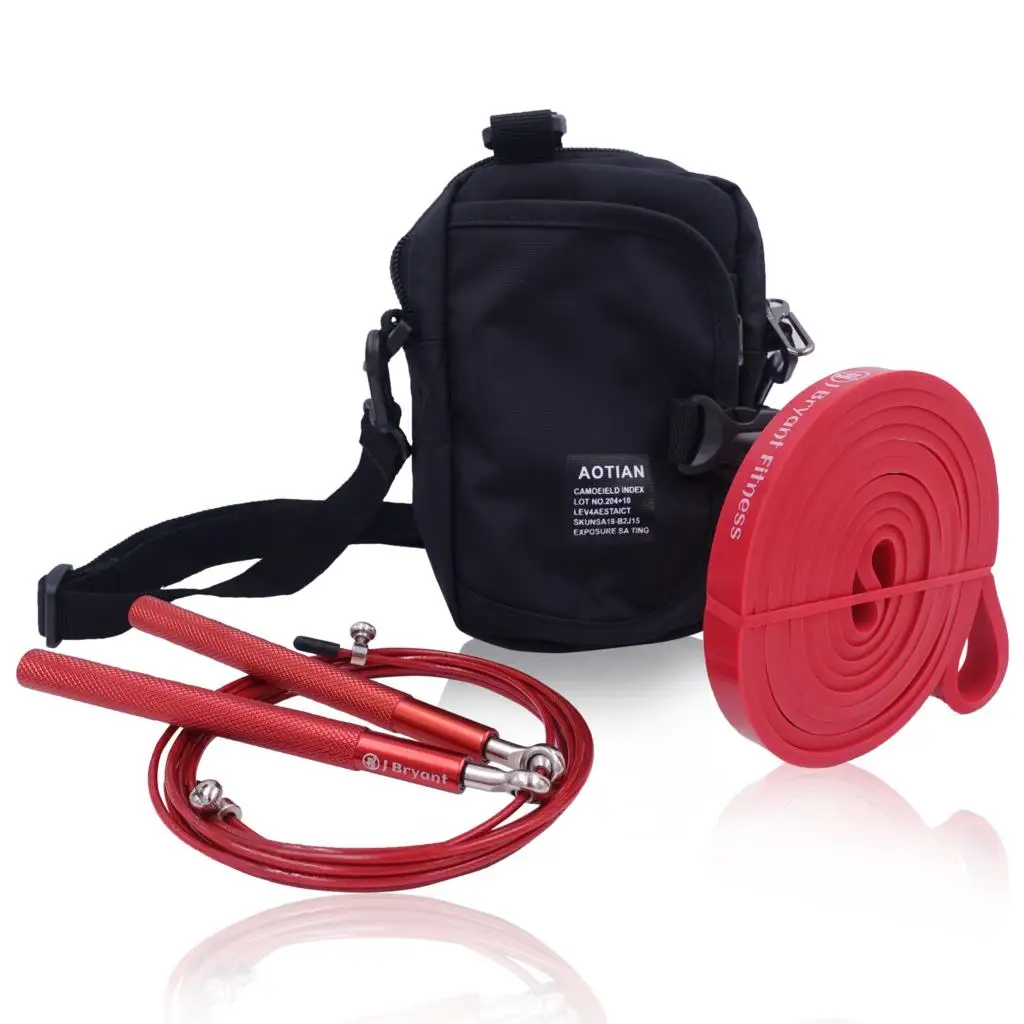 

Drop Shipping Workout Set Includes Multi-functional Sports Bag Crossfit Speed Jump Rope Pull Up Band Home Gym Fitness Equipment