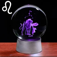 80 мм с лазерной гравировкой знаки зодиака хрустальный шар 3D миниатюрные поделки стеклянный шар украшения дома аксессуары подарок велосипедный