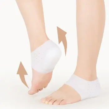 

Invisible Height Lift Heel Pad Sock Liners Increase Insole Pain Relieve for Women Men Non-Slip Silicone Pad