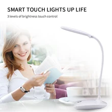Настольная лампа с зарядкой от USB, настольная лампа, 3 режима, регулируемый светодиодный светильник, энергосберегающий настольный светильник для кабинета, спальни