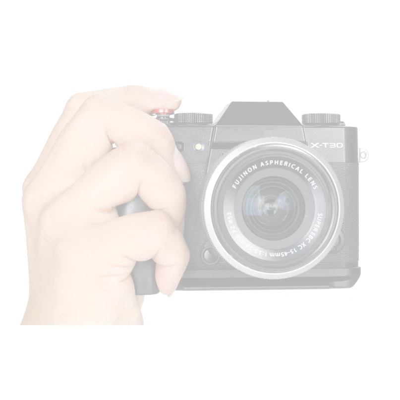 WEPOTO XT30 Grip Metal BracketQuick Release Base Black Ebony Handle Compatible with Fuji XT30 XT20 XT10 (GP-XT20-B)