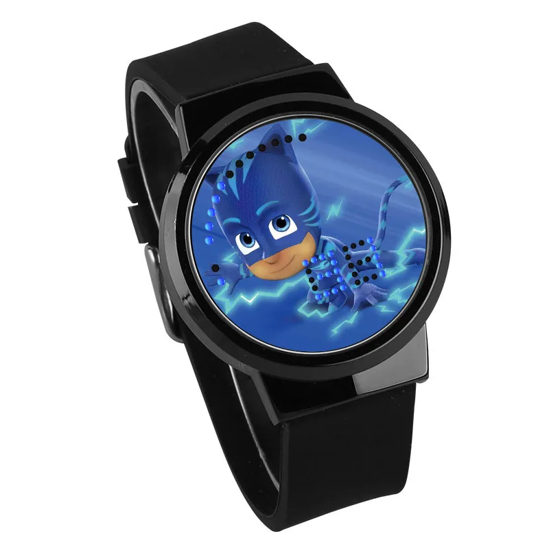 

Pj Masks Waterproof Touch Digital Watch PJ Mask Small Masked Man Creative LED Male Wristwatch Kids Children Birthday Gifts