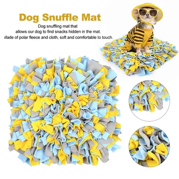 

Washable Blanket Home Feeding Modern Nose Work Pet Toys Soft Training Dog Snuffle Mat Foraging Skill Smell Sniffing Pad Woven