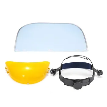 

Anti-saliva Screen Yellow Top Edged Face Shield Visor Eye Protection Guard Safety Work Wear Cover High Quality
