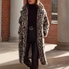 Luxury Fashion Leopard Long Teddy Bear Jackets Coats Women 2022 Winter Thick Warm Outerwear Brand Fashion Faux Fur Coat Female ► Photo 2/6