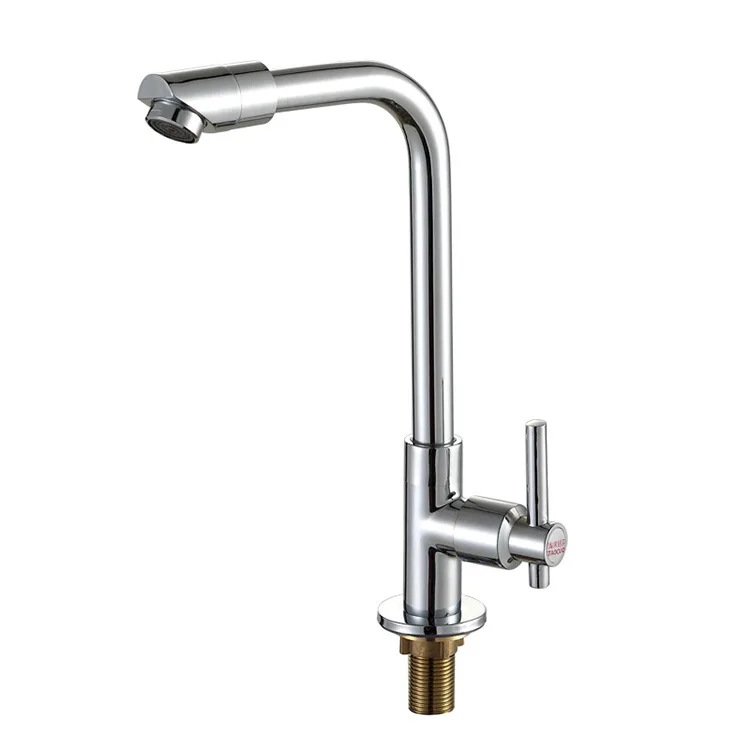 Manufacturers Direct Selling Wholesale Single Cold Kitchen Faucet Sink Faucet Rotatable Washing Basin Tap