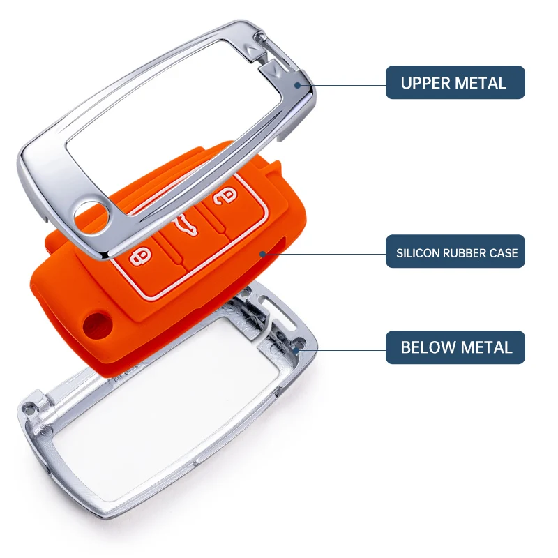 Custodia per chiave auto in lega di zinco per VW Volkswagen Polo Tiguan Passat B5 B6 B7 Golf 4 5 6 MK6 Jetta Lavida per Skoda Octavia 8 Custodia per chiave auto in lega di zinco per VW Volkswagen Polo Tiguan Passat B5 B6 B7 Golf 4 5 6 MK6 Jetta Lavida per Skoda Octavia - H3e1f75e8e406481b9fb06f420f94eb2cJ