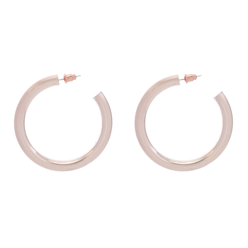 Badu, круглые серьги-кольца, золотые, серебряные, большие металлические серьги из сплава для женщин,, модные ювелирные изделия, опт и дропшиппинг
