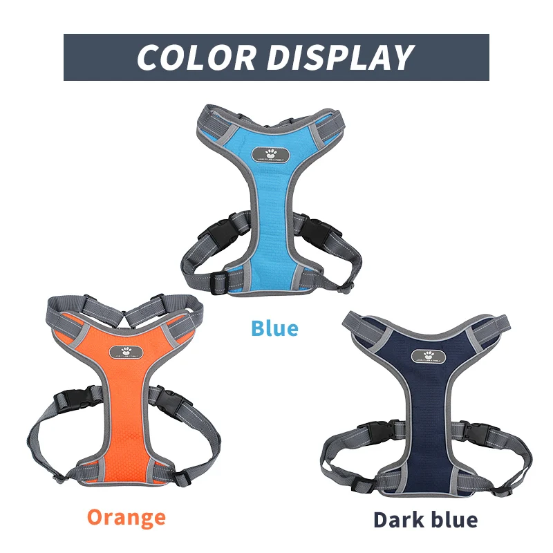 Breathable-No-Pull-Large-Dog-Harness-Vest-Soft-Adjustable-Reflective-Oxford-Cloth-Durable-Pet-Harness-Medium