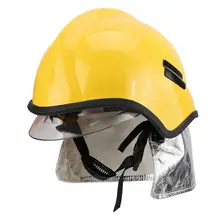 Pemadam – casque de protection de couleur jaune, pare feu, de sécurité, Anti corrosion, rayonnement, en Polycarbonate résistant à la chaleur