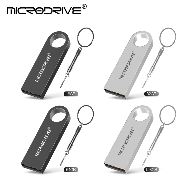 thumbnail image 5 of Memoria USB de metal de 4 GB, 8 GB, 16 GB, 32 GB, 64 GB, 128 GB, 256 GB y 512 GB, de alta calidad, con llavero, 5 of 5