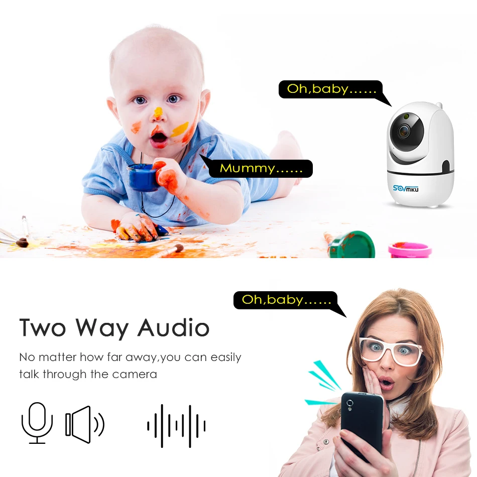  HD 1080P Cloud IP Camera WiFi Wireless Smart Auto Tracking Of Human Home Security Surveillance CCTV - 32819640301