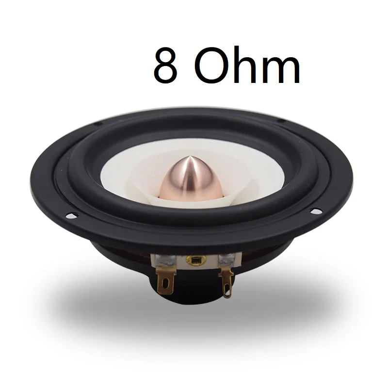 1 шт. Sounderlink Audio Labs Топ конец 4 дюйма полный диапазон Контрольный динамик Высокочастотный Низкочастотный динамик алюминиевая Пуля 2 слоя HiFi Diy - Цвет: 8Ohm