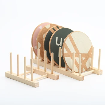 

Multifunctional tray holder for home kitchen solid wood display shelf mattress pot mattress drainage rack